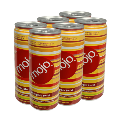 Набір Напій 6шт Mojo Pineapple Twist 330ml - Retromagaz