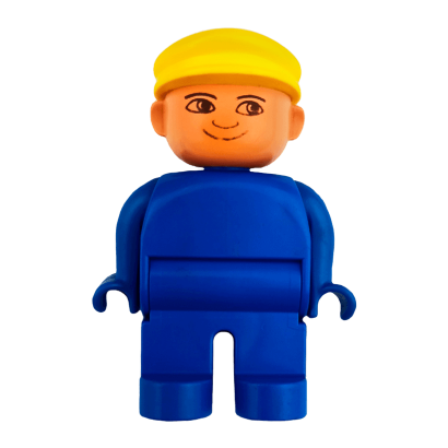 Фигурка Lego Blue Legs Blue Top Duplo Boy 4555pb164 Б/У - Retromagaz