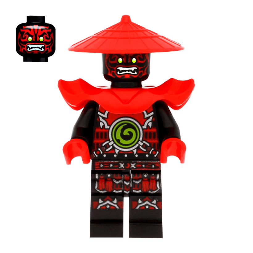 Фигурка Lego Stone Army Swordsman Red Face Ninjago njo0222 Б/У - Retromagaz