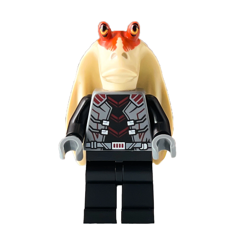 Фігурка Lego Джедай Jar Jar Binks Black Outfit Darth Jar Jar Star Wars sw1367 75389 Новий - Retromagaz