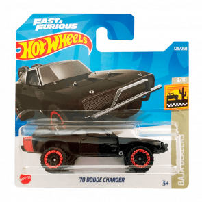 Машинка Базовая Hot Wheels '70 Dodge Charger Fast & Furious Baja Blazers 1:64 HCV70 Black