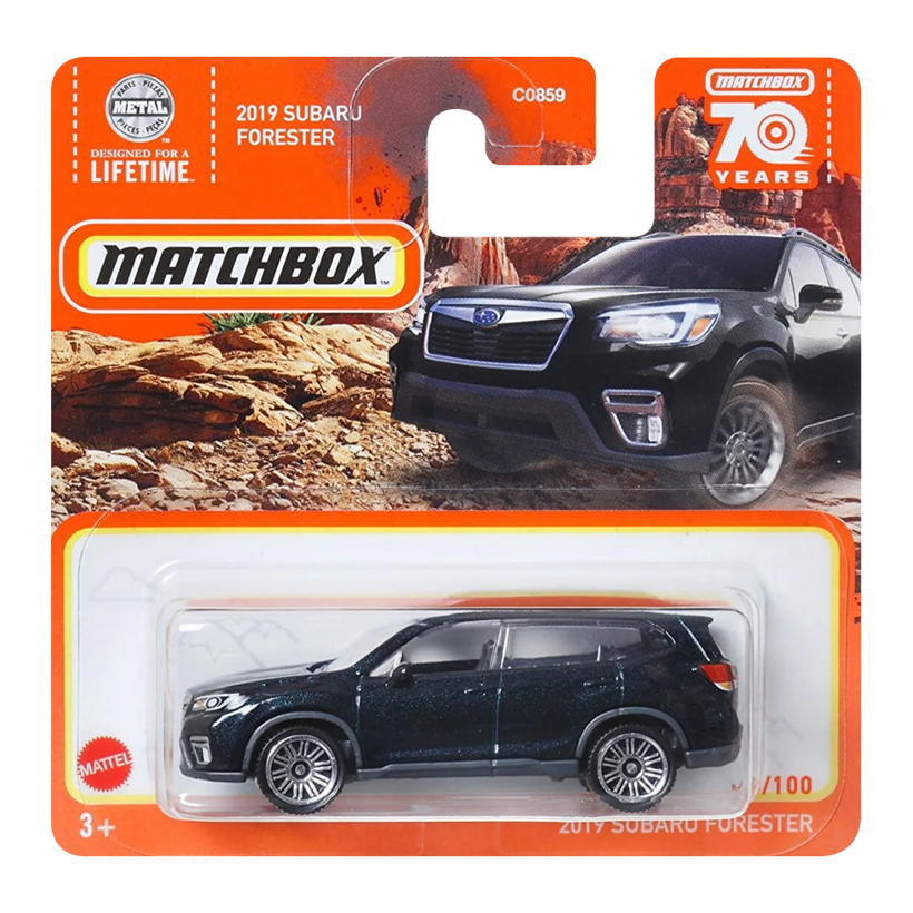 Машинка Велике Місто Matchbox 2019 Subaru Forester Off-Road 1:64 HLD19/HKX05 Black - Retromagaz