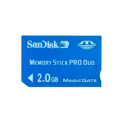 Карта Пам'яті SanDisk PlayStation Portable Memory Stick PRO Duo 2GB Black Б/У - Retromagaz