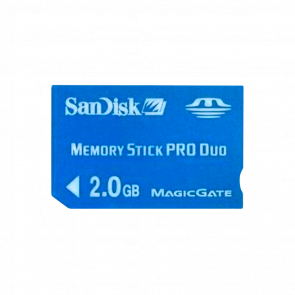 Карта Пам'яті SanDisk PlayStation Portable Memory Stick PRO Duo 2GB Black Б/У - Retromagaz