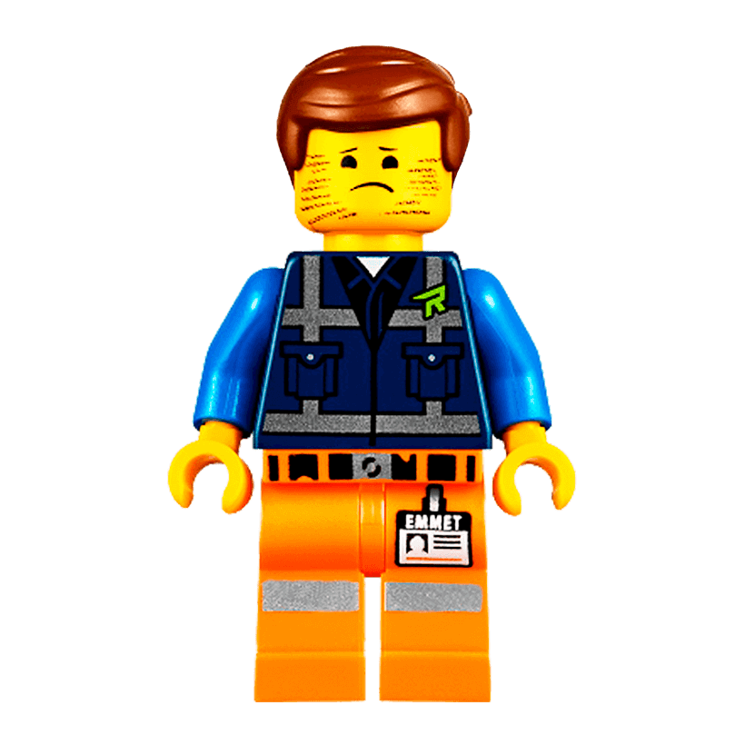 Фигурка Lego The Lego Movie Emmet Stubble Trouble Cartoons tlm196 70839 Б/У - Retromagaz