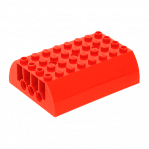 Скіс Lego Double Заокруглена 6 x 8 x 2 45411 56204 4585977 Red 4шт Б/У
