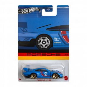 Тематическая Машинка Hot Wheels Porsche Porsche 935 Porsche 1:64 HRW59 Blue - Retromagaz