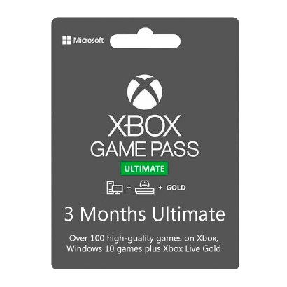 Подписка Microsoft Xbox Series Game Pass Ultimate 3 Месяца Новый - Retromagaz