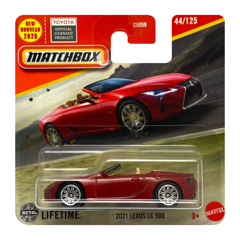 Машинка Большой Город Matchbox 2021 Lexus LC 500 Road Trip 1:64 JBR13 Red - Retromagaz