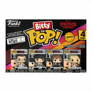 Пак Фигурок FUNKO POP! Bitty Pop! Stranger Things Одиннадцать Eleven with Waffles Chase 23mm 83663 - Retromagaz