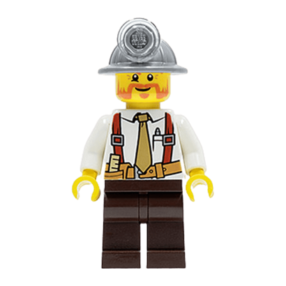 Lego Фигурка City Construction Foreman Бригадир Строителей 1 cty0322 1 Ориг Б/У О - Retromagaz