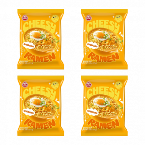 Набор Лапша 4шт Ottogi Cheesy Рамьон с Сыром Чеддер 110g - Retromagaz