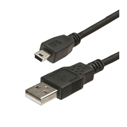 Кабель RMC USB 2.0 - Mini-USB Black 1.5m Новий - Retromagaz