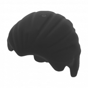 Волосся 2шт Lego Інше Combed Front to Rear Інше 92081 4654944 Black Б/У - Retromagaz