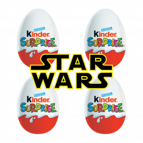Набор Шоколадное Яйцо 4шт Kinder Star Wars Звездные Войны 20g - Retromagaz