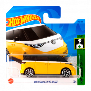 Машинка Базова Hot Wheels Volkswagen ID. Buzz Green Speed HKG51 Yellow Новий - Retromagaz