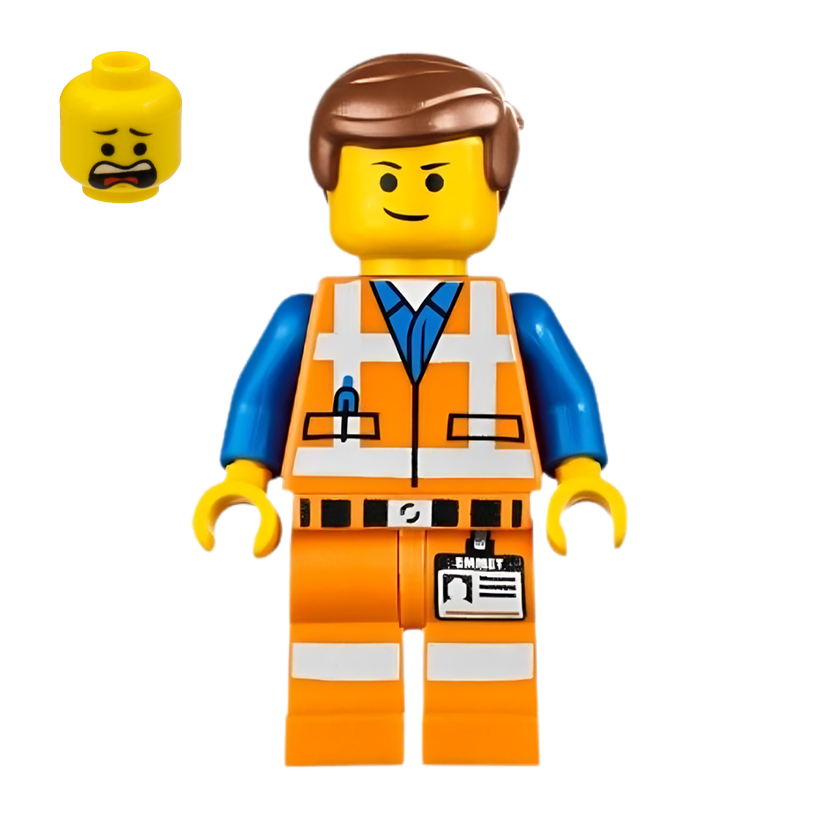 Фигурка Lego The Lego Movie Emmet Lopsided Closed Mouth Smile Cartoons tlm087 Б/У - Retromagaz