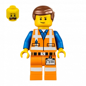 Фігурка Lego The Lego Movie Emmet Lopsided Closed Mouth Smile Cartoons tlm087 Б/У