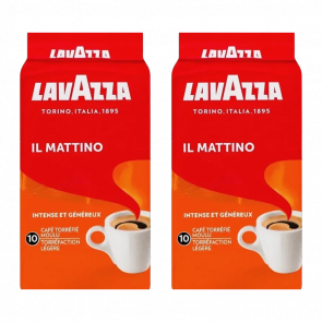 Набір Кава Мелена 2шт Lavazza Il Mattino 250g - Retromagaz