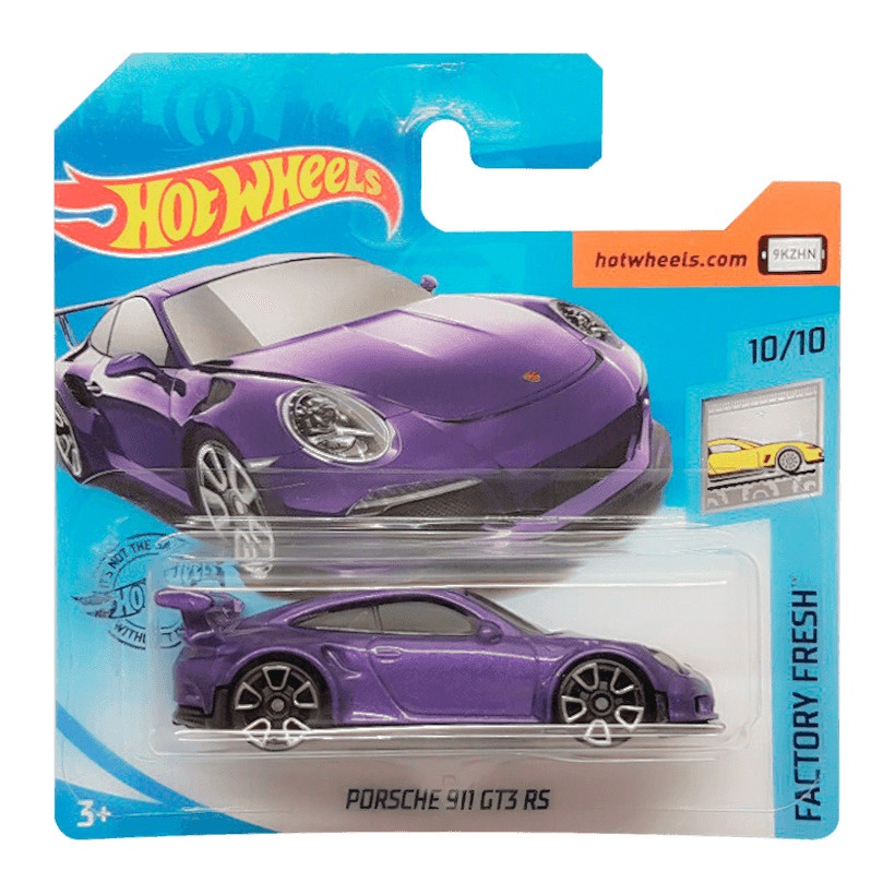 Машинка Базова Hot Wheels Porsche Porsche 911 GT3 RS Factory Fresh 1:64 FYC47 Purple - Retromagaz