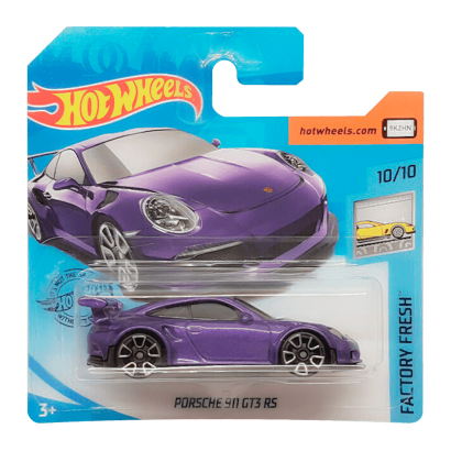 Машинка Базова Hot Wheels Porsche 911 GT3 RS Factory Fresh 1:64 FYC47 Purple - Retromagaz