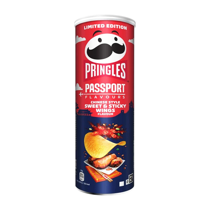 Чипси Pringles Passport Flavours Chinese Style Sweet & Sticky Wings 165g - Retromagaz