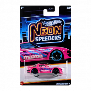 Тематическая Машинка Hot Wheels Mazda RX-7 Neon Speeders 1:64 JCB01 Pink Тематическая Машинка Hot Wheels Mazda RX-7 Neon Speeders 1:64 JCB01 Pink - Retromagaz
