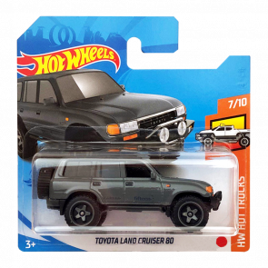 Машинка Базовая Hot Wheels Toyota Land Cruiser 80 Hot Trucks 1:64 GRX22 Grey