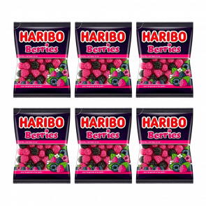 Набір Цукерки Жувальні 6шт Haribo Berries Ягідні 175g - Retromagaz