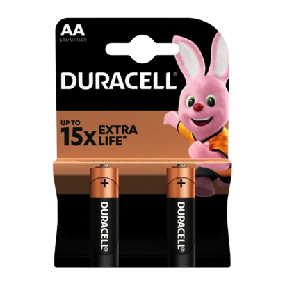Батарейка Duracell AA Bat Alkaline 2шт - Retromagaz