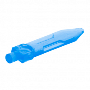 Зброя Lego Blade with Bar Меч 23860 6133840 Trans-Dark Blue 10шт Б/У