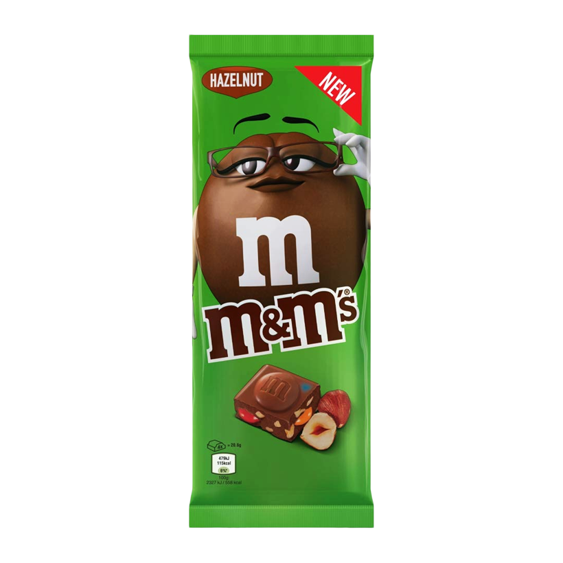 Шоколад Молочний M&M's Hazelnut 150g - Retromagaz
