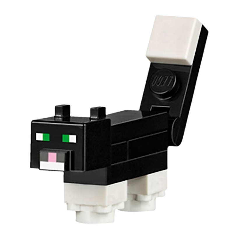 Фигурка Lego Minecraft Cat Tuxedo Brick Built Games minecat01 Б/У - Retromagaz
