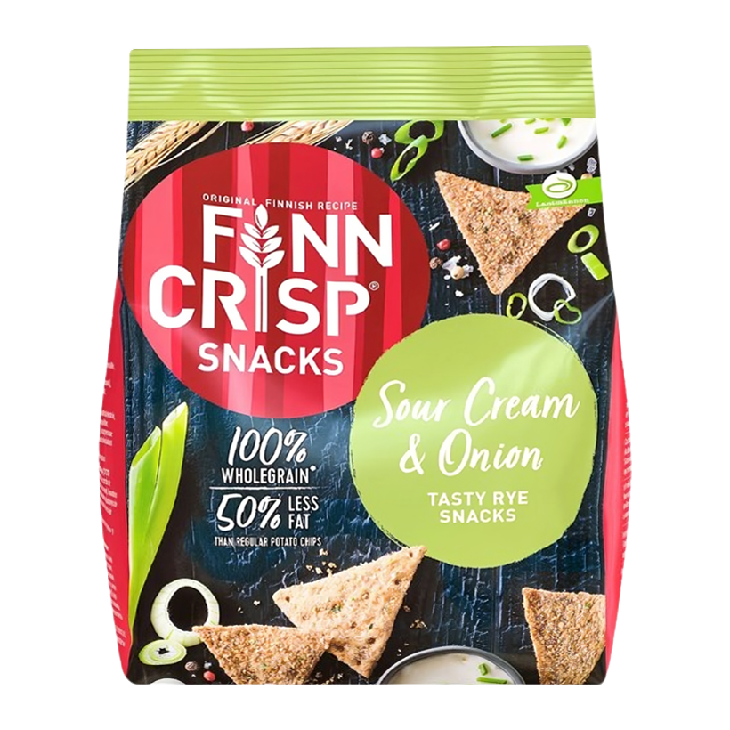 Хлебцы Finn Crisp со Вкусом Лука и Сметаны 150g - Retromagaz