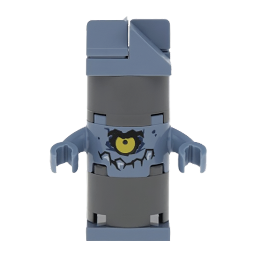 Фігурка Lego Stone Monster Army Brickster Large Round Bricks Nexo Knights nex120 70357 Б/У - Retromagaz