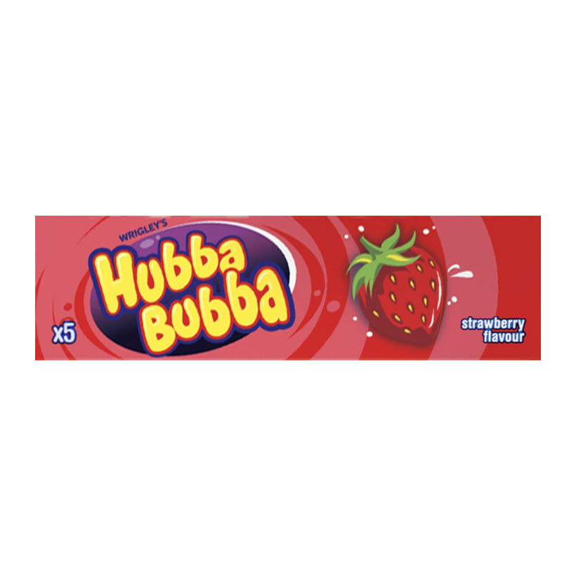 Жувальна Гумка Hubba Bubba Strawberry 35g - Retromagaz