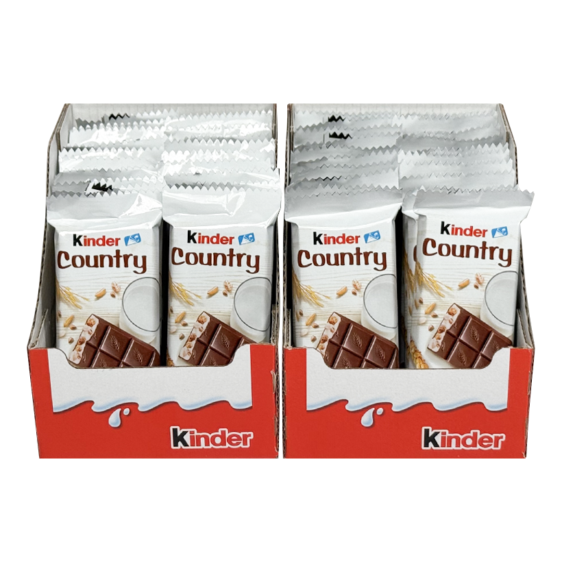 Набор Батончик 40шт Kinder Country 23g - Retromagaz