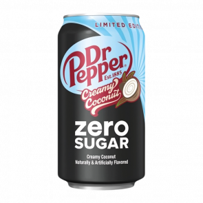 Напиток Dr Pepper Creamy Coconaut Limited Edition Zero Sugar 355ml - Retromagaz