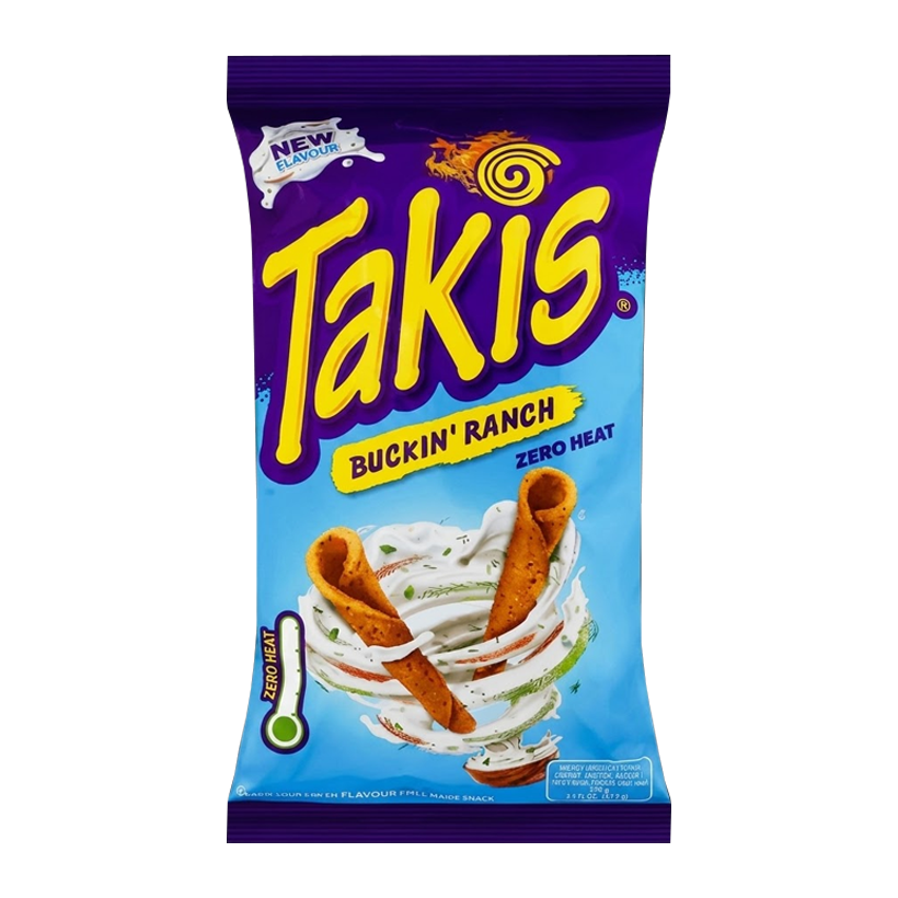 Кранчи Takis Buckin Ranch Сметана 100g - Retromagaz