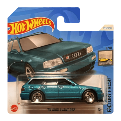 Машинка Базова Hot Wheels '94 Audi Avant RS2 Factory Fresh 1:64 HTD49 Teal - Retromagaz