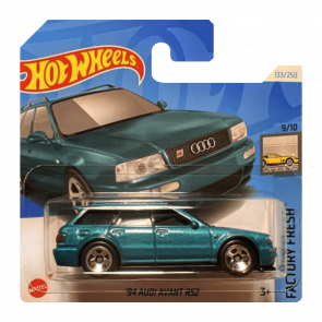 Машинка Базова Hot Wheels '94 Audi Avant RS2 Factory Fresh 1:64 HTD49 Teal