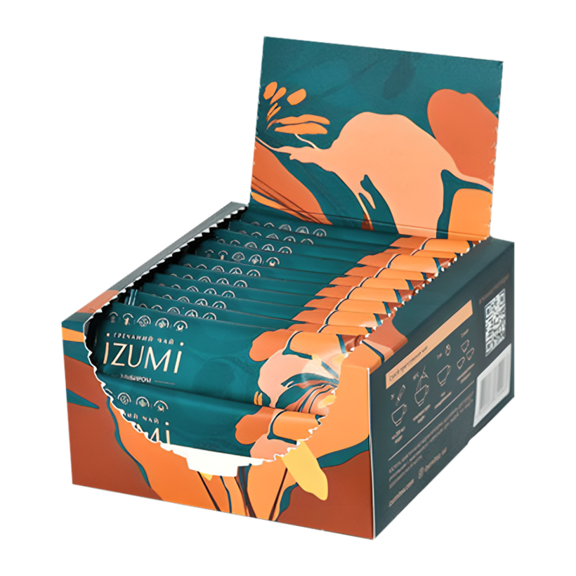 Чай Розсипний Гречаний Izumi Tea Stick Pack з імбиром 125g - Retromagaz