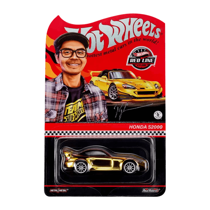 Машинка Premium Hot Wheels Honda S2000 Red Line Club RLC 1:64 HGW15 Gold - Retromagaz