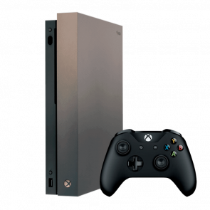 Консоль Microsoft Xbox One X Gold Rush Special Edition 1TB Gold Black Black Геймпад Б/У Нормальный