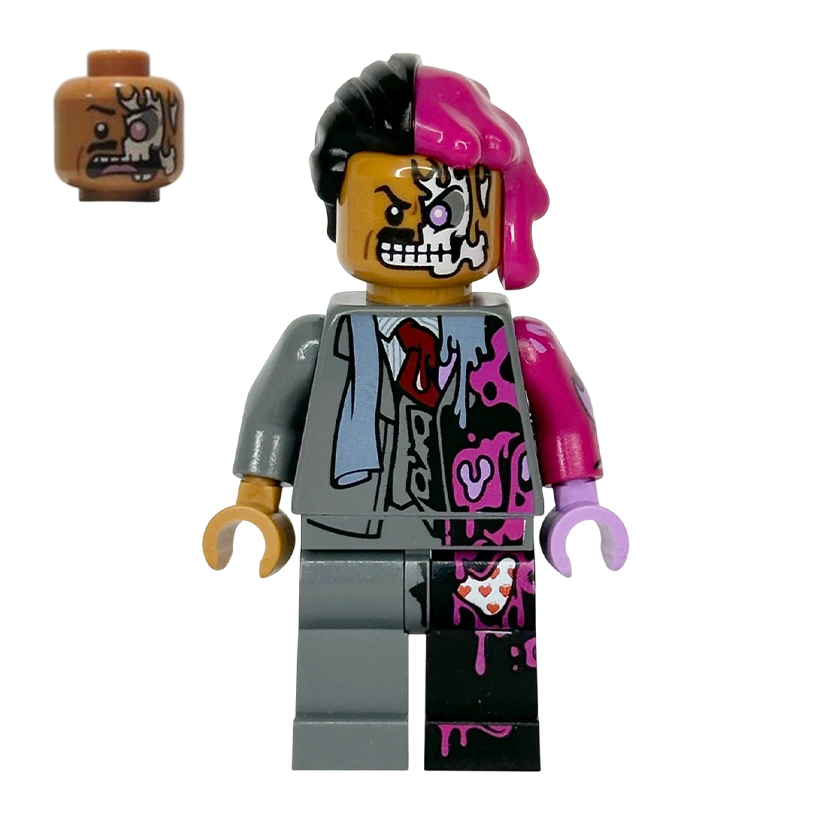 Фігурка Lego DC Two-Face Black and Magenta Hair Super Heroes sh0395 Б/У - Retromagaz