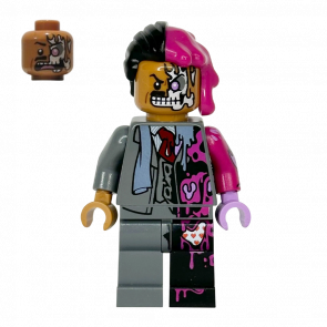 Фигурка Lego DC Two-Face Black and Magenta Hair Super Heroes sh0395 Б/У - Retromagaz