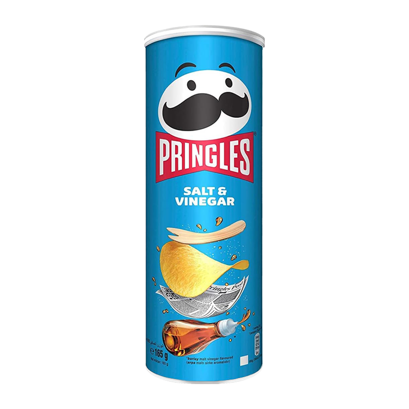 Чипсы Pringles Salt & Vinegar 165g - Retromagaz