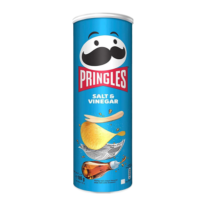 Чіпси Pringles Salt & Vinegar 165g - Retromagaz