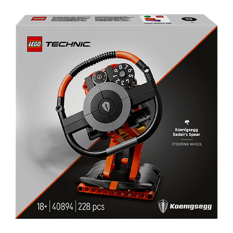 Конструктор Lego Koenigsegg Sadair's Spear Steering Wheel Technic 40894 Новый - Retromagaz