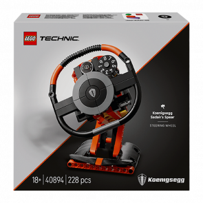 Конструктор Lego Koenigsegg Sadair's Spear Steering Wheel Technic 40894 Новый - Retromagaz